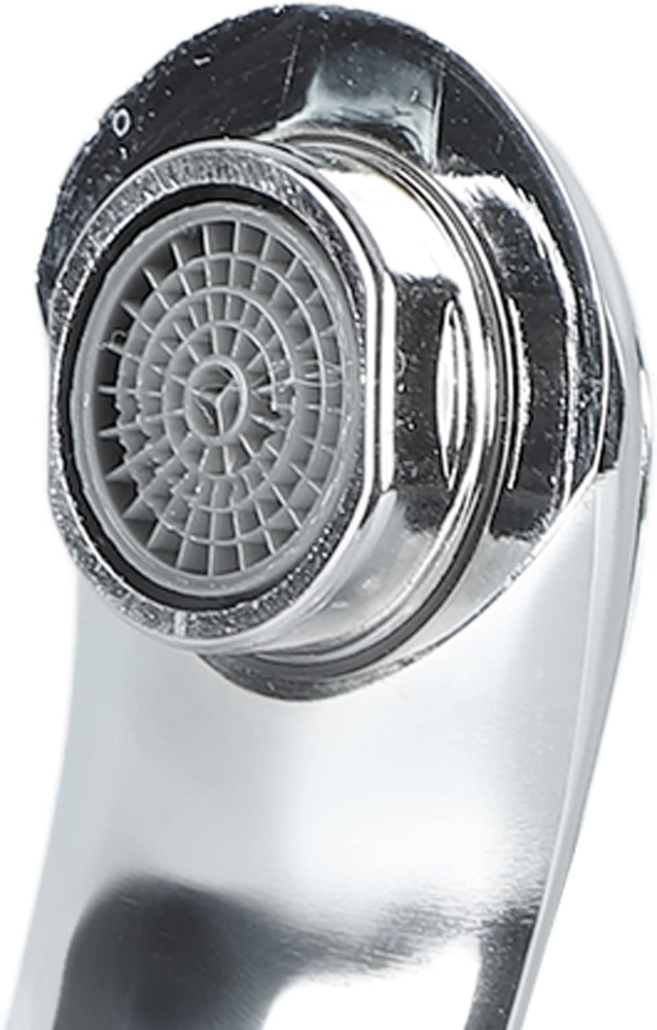 Modern Bathroom Sink Faucet, Zinc Alloy, Chrome Finish, 2 Hole, Single Handle, Easy Install, Suitable for Home & Hotel