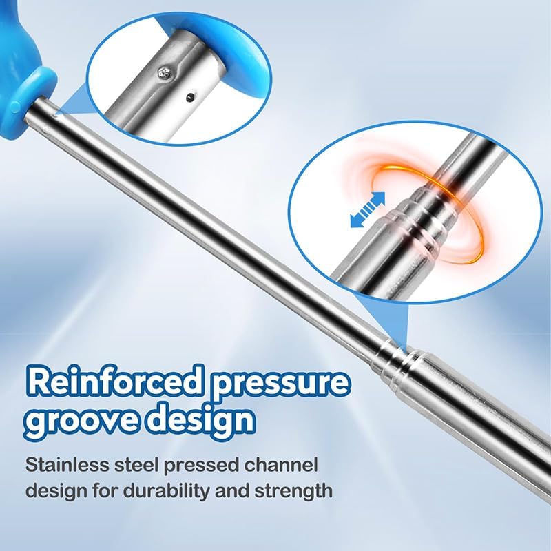 Retractable Reading Pointer Stick for Kids Teachers extendable lightweight durable Teaching tool for classroom presentations perfect for reading guidance Instruction blue