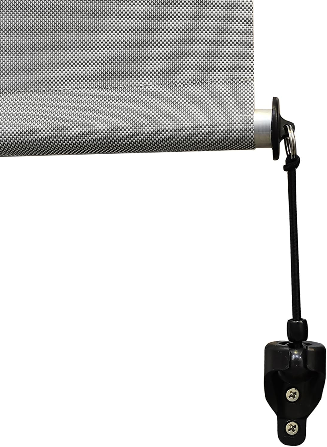 Replacement Shade Parts Bungee End Cap Kit for Exterior Cordless Roller Shades Outdoor Blinds 2 Sets Black