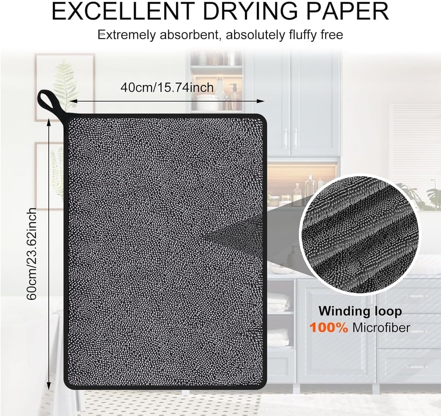 Shiny Wipes Cleaning Cloths,3pcs Shiny Bath Drying Towels,Shower Doors Drying Towels,16 * 16in Streak Free Glass Window Car Mirror Super Absorben Microfiber Cleaning Cloths 40 * 60CM, PCS, 3