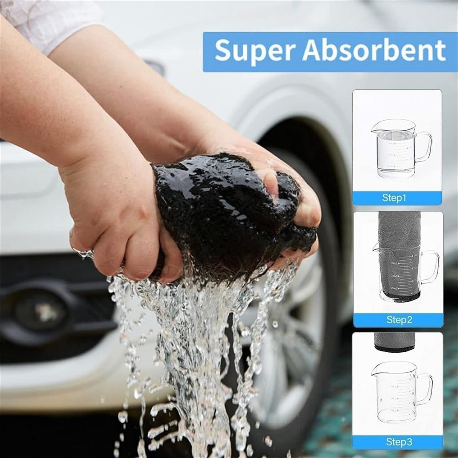 Shiny Wipes Cleaning Cloths for Shower, Bath XXL Drying Towel, Streak Free & Ultra Absorbent Microfiber Towels, Escape The Bathroom Cars Limescale Struggle 3Pcs