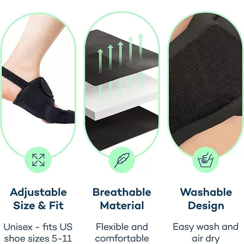 Recovist Bunion Brace - Adjustable Orthopedic Splint for Hallux Valgus Correction & Pain Relief, Day & Night Wear Support for Men & Women 2PC