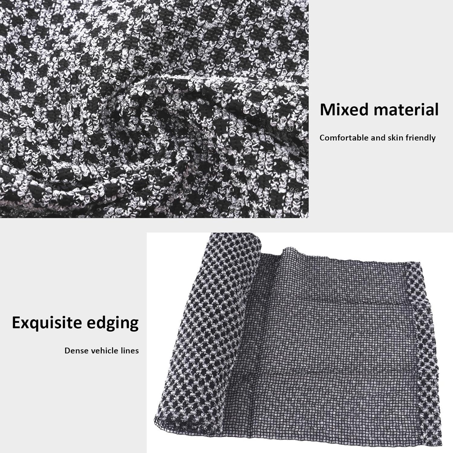 Extra Long Exfoliating Cloth, Deep Cleaning Exfoliating Towel, Reusable Exfoliating Body Scrubber 2 Pcs Black