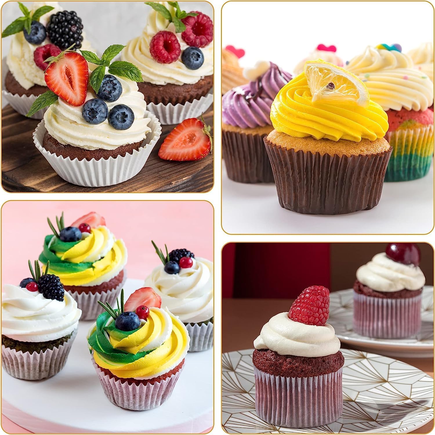 Large Icing Piping Tips Set 5PCS - Extra Large Icing Tips, Star Pastry Tips, French Star Tube, Plain Tube