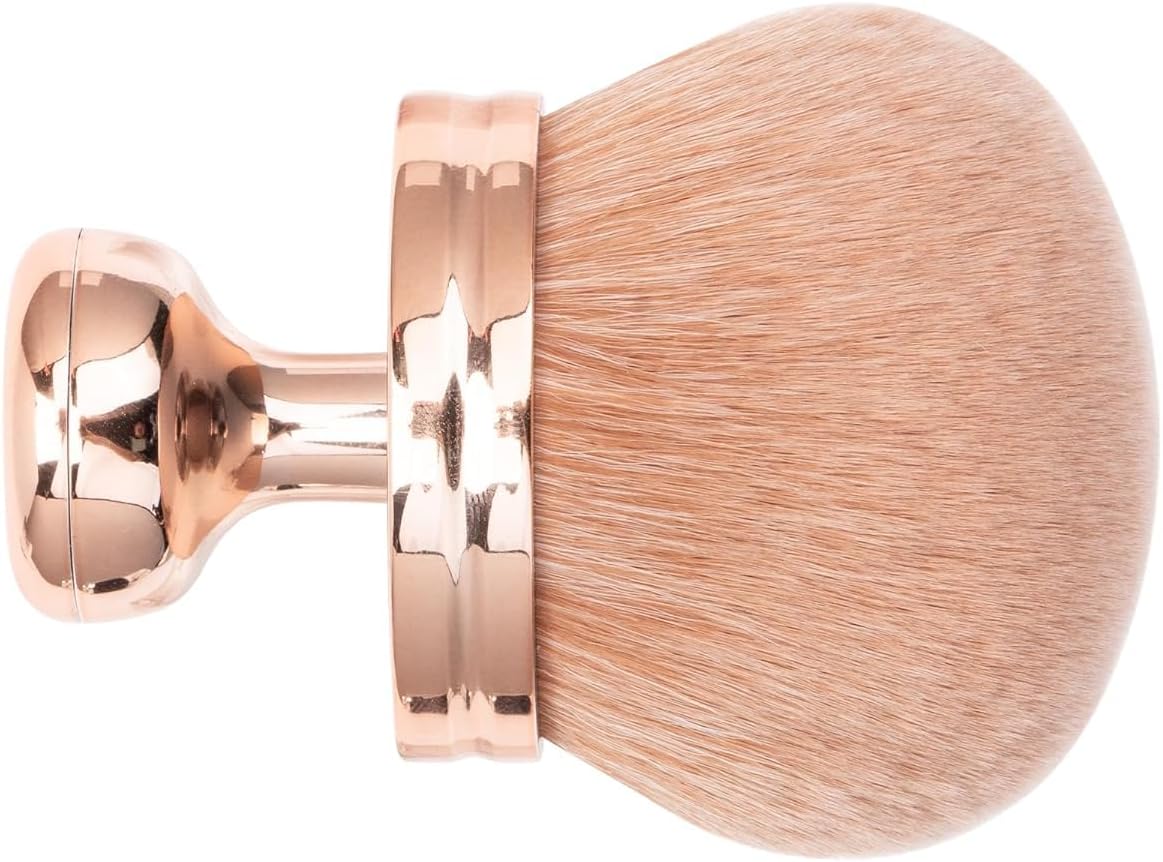 Extra Large Body Self Tanner Makeup Brush, 3 Inch Wide-headed Self Tanning Kabuki Blend Brush for Powder, Blusher, Foundation, Bronzer, Self Tan Face, Body, Leg and Back Applicator Rose Gold