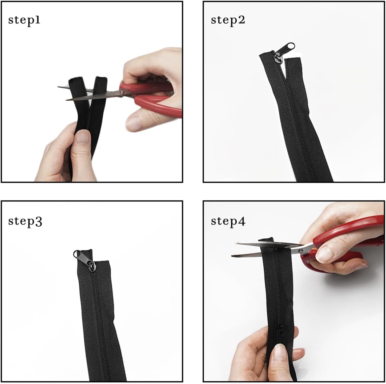 10 Yards 360 Inches Bulk Zippers,9 Meters #3 Zipper for Sewing,Black Nylon Coil Zippers by The Yards with 20pcs Replacement Sewn Zippers for DIY Sewing Craft,Bags,Clothes,purses etc. Black