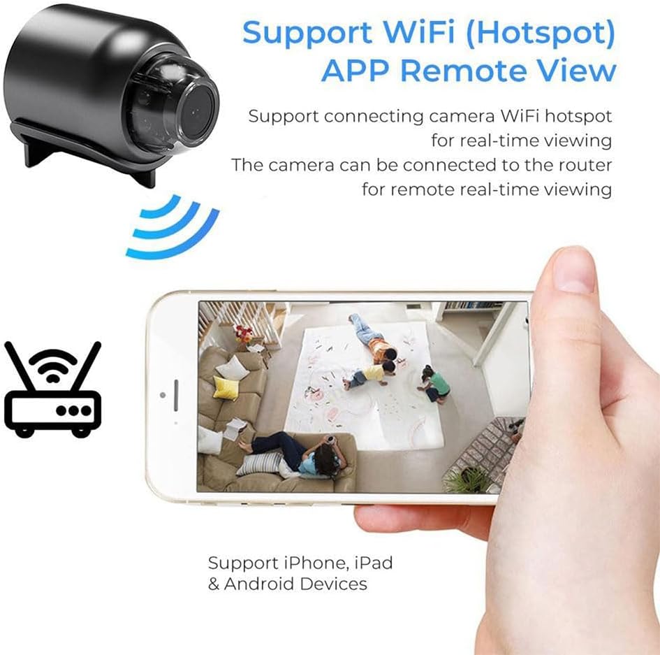 Mini Wireless WiFi Camera 1080p HD,Mini 5g Wireless WiFi Camera 1080p HD,for Home Office Store Warehouse,Night Vision Cam for Home Office Car /5 1pcs