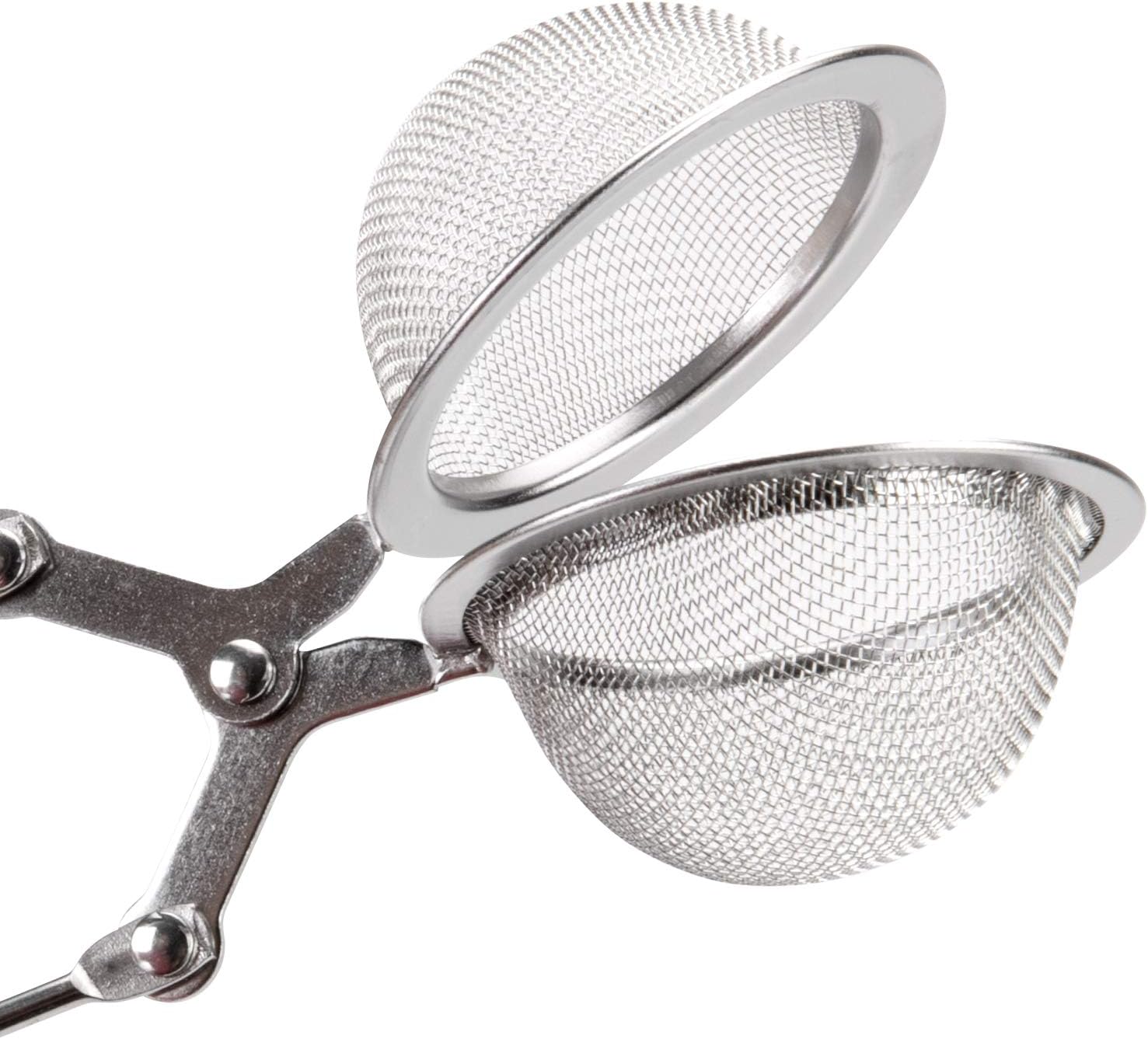 Snap Ball Tea Strainer, 3 Pack Premium Stainless Steel Tea Infuser with Handle for Loose Leaf Tea Fine Mesh Tea Balls Filter Infusers