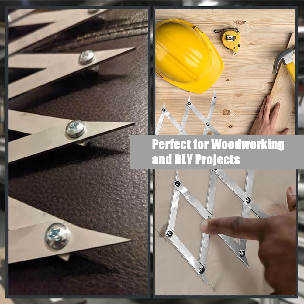 Picket Master Pro 3 Point Center Finder for Precise Measurements – High-Accuracy Center Finding Tool for Welding, Woodworking, Equal Spacing Layout Tool for Welding