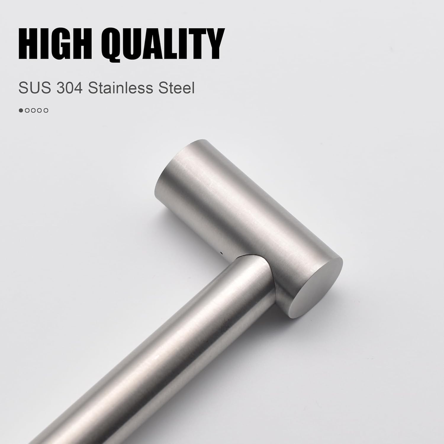 Towel Bar - Adjustable 304 Stainless Steel Holder for Bathroom 11.8inch-22.6inch Sturdy and Rustproof Wall Mounted Rack Accessories, Silver… Silver