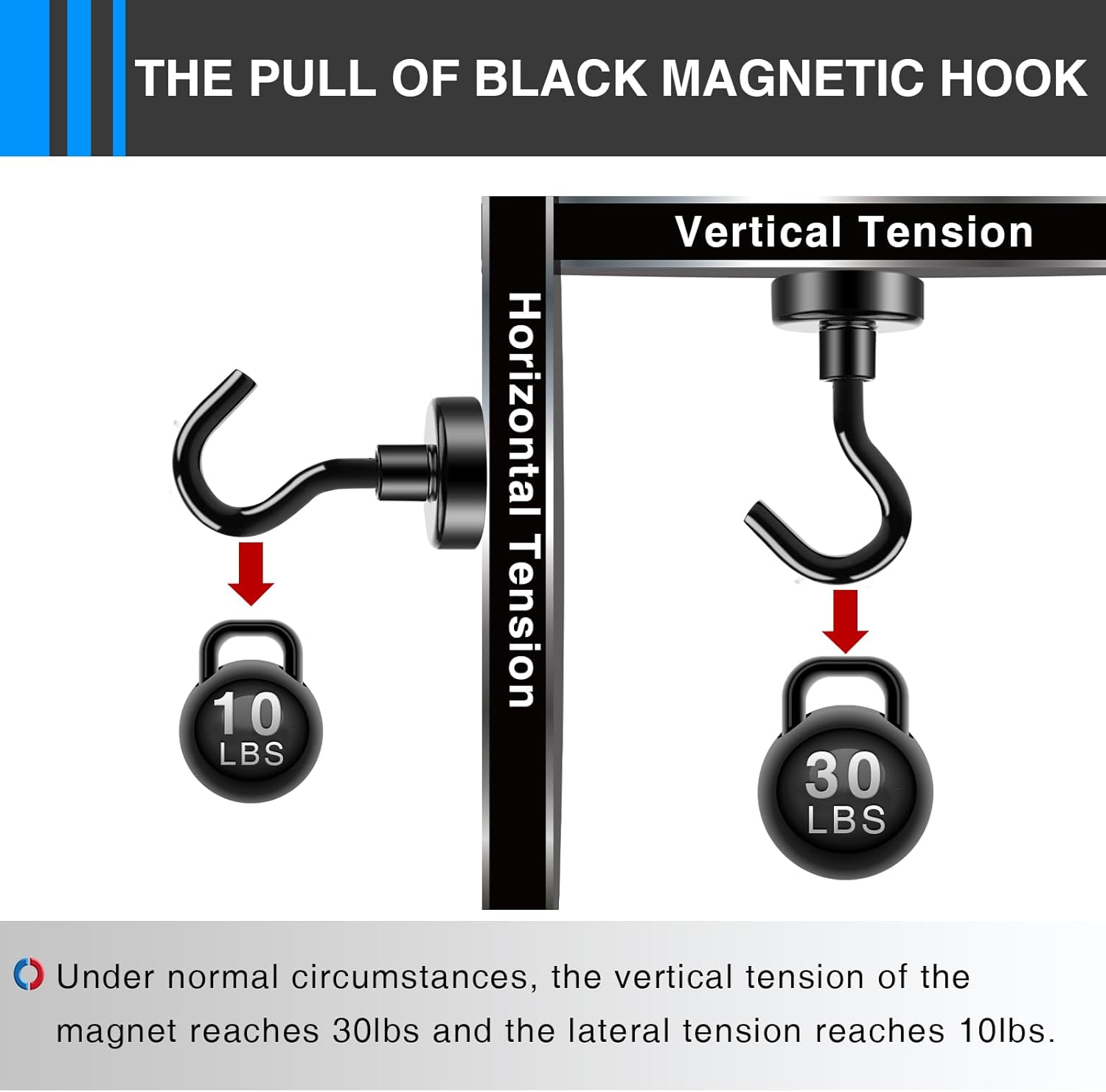 Magnetic Hooks, 12 Pack 30lbs+ Magnet Hook 2026 Cruise Cabin Ship Essentials Heavy Duty Strong Magnets Refrigerator Fridge Hanging for Classroom Beach Vacation Kitchen Grills Black Black 0.63in x
