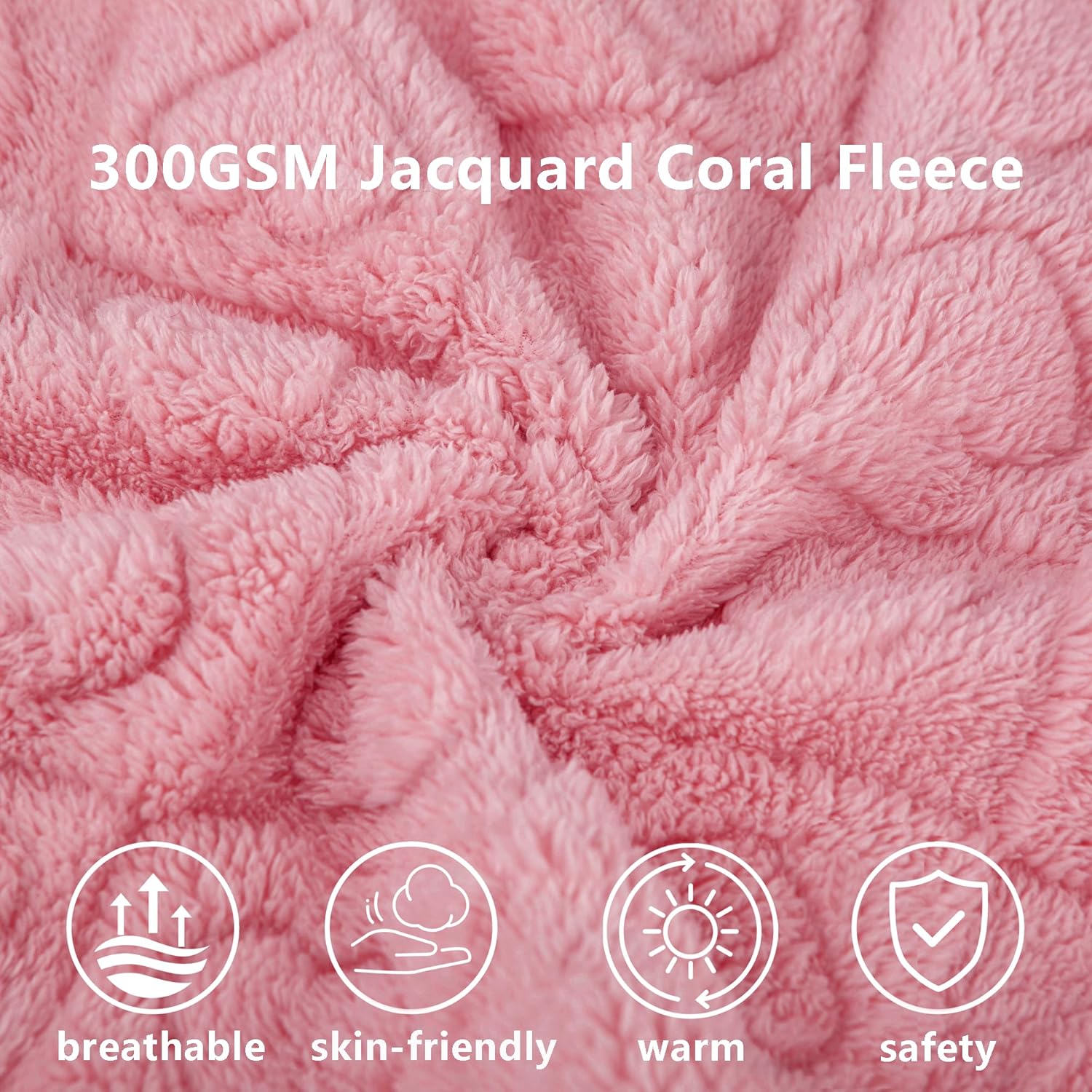 Pet Blanket for Dogs Cats, Ultra Soft Fuzzy Fleece 300GSM, Washable Small Dog Blanket, Premium Plush Puppy Bed Cover Couch, Calming Cat Crate Mat Pink, 25x35 Pink 25x35"
