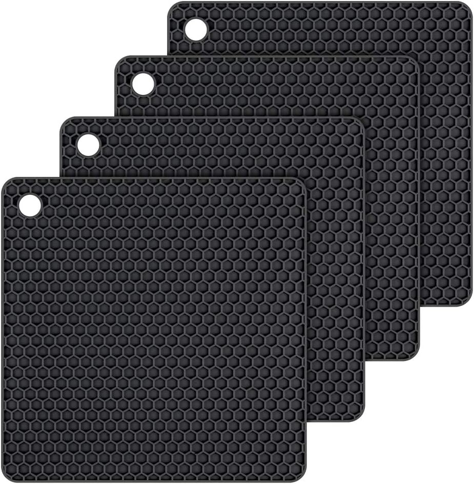 Square Silicone Trivet Mat -