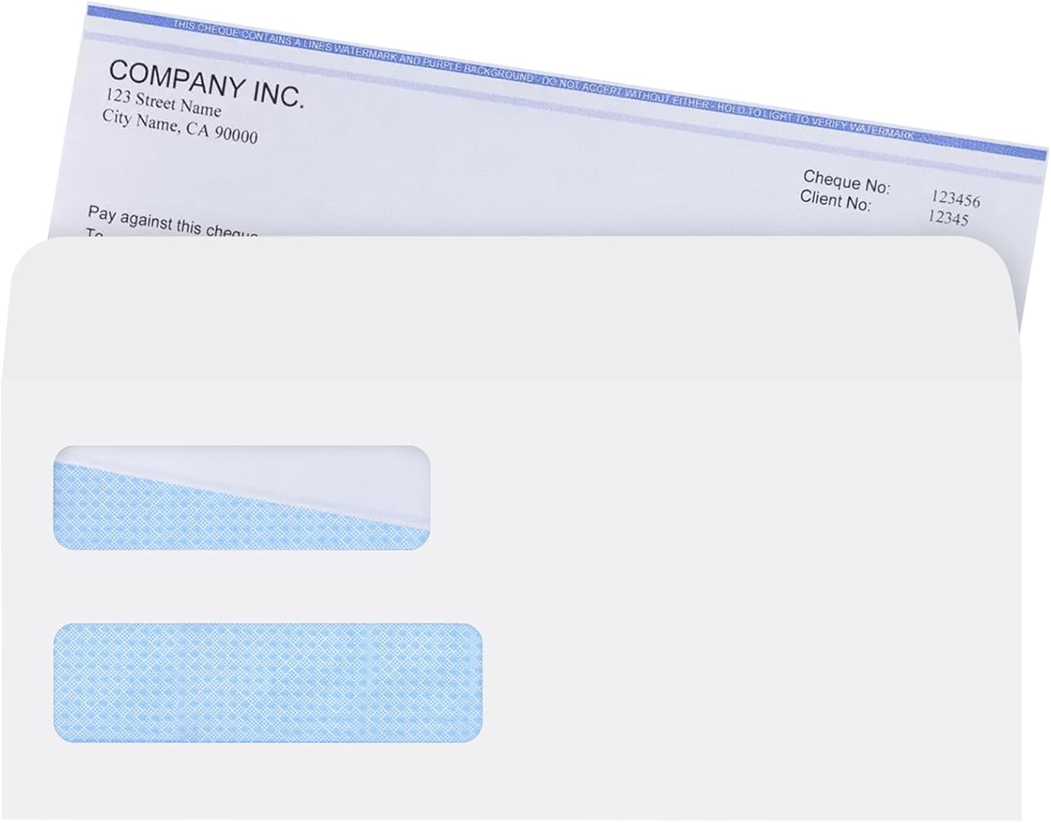 #10 Window Envelopes 72P, Double Self Seal for Invoices, Statements and Business Checks, Size 4-1/8 x 9-1/2 Inches White -