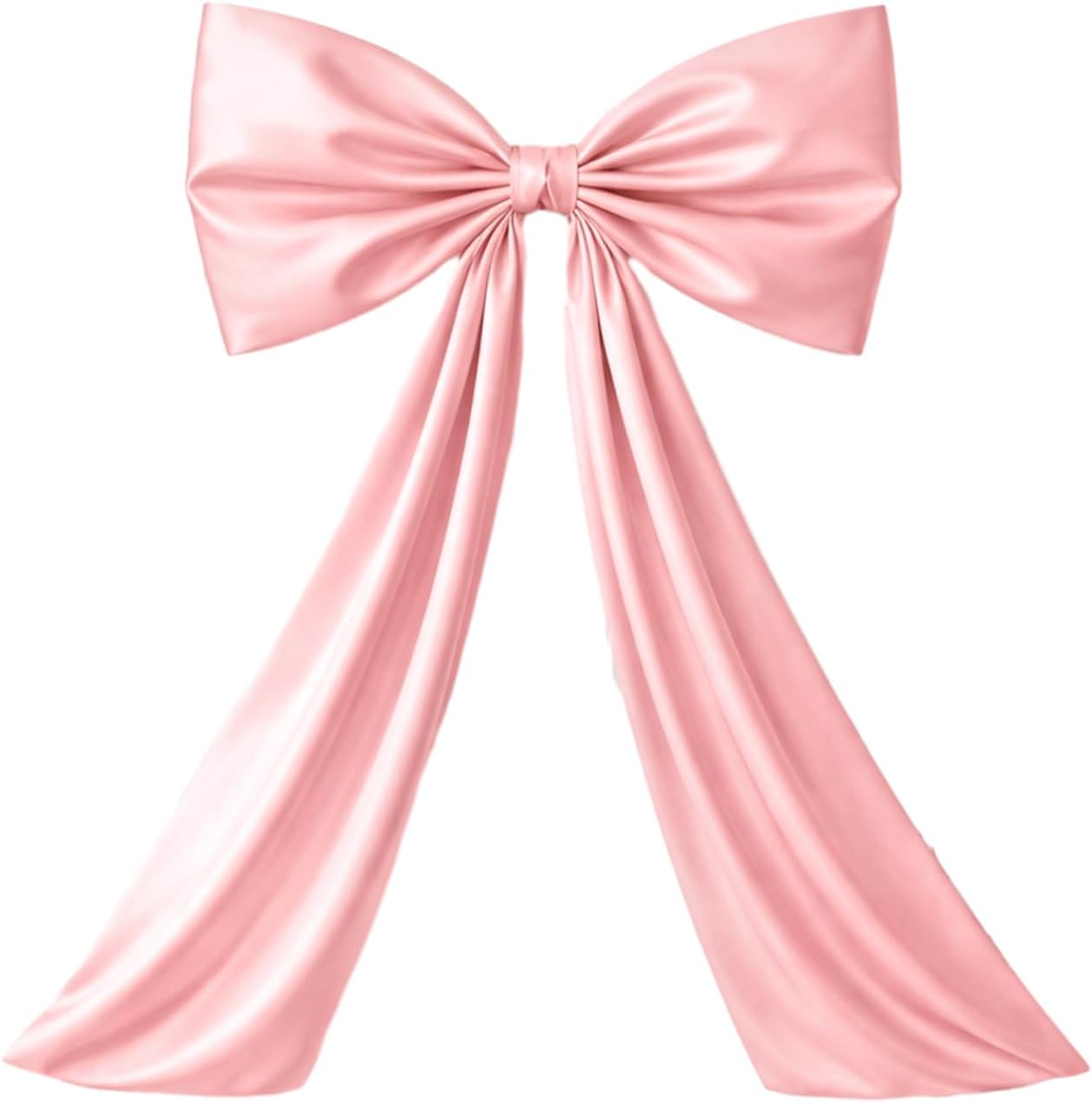 Large Pink Bow Decor Coquette Wall for Backdrop 24 x 36'' Big Giant Satin Ribbon Tie Birthday Wedding Bridal Baby Shower Party Ballerina Room Hanging Decoration Lining Support 36 Inches