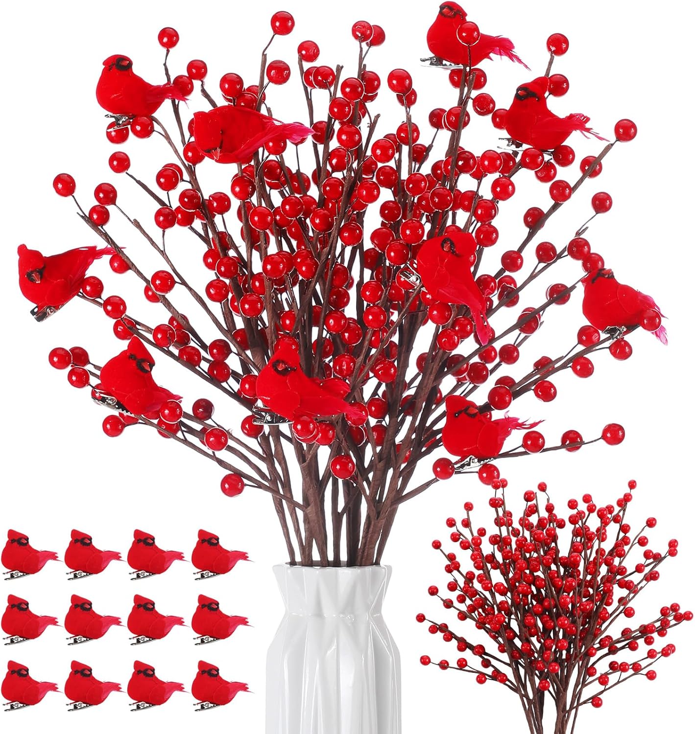 10 Pcs Paper Crane Hanging Garlands Premade Origami Cranes on String Kit Folded Bird Streamers for Japanese Asian Party Decorations Home Family Bridal Shower Supplies Red -