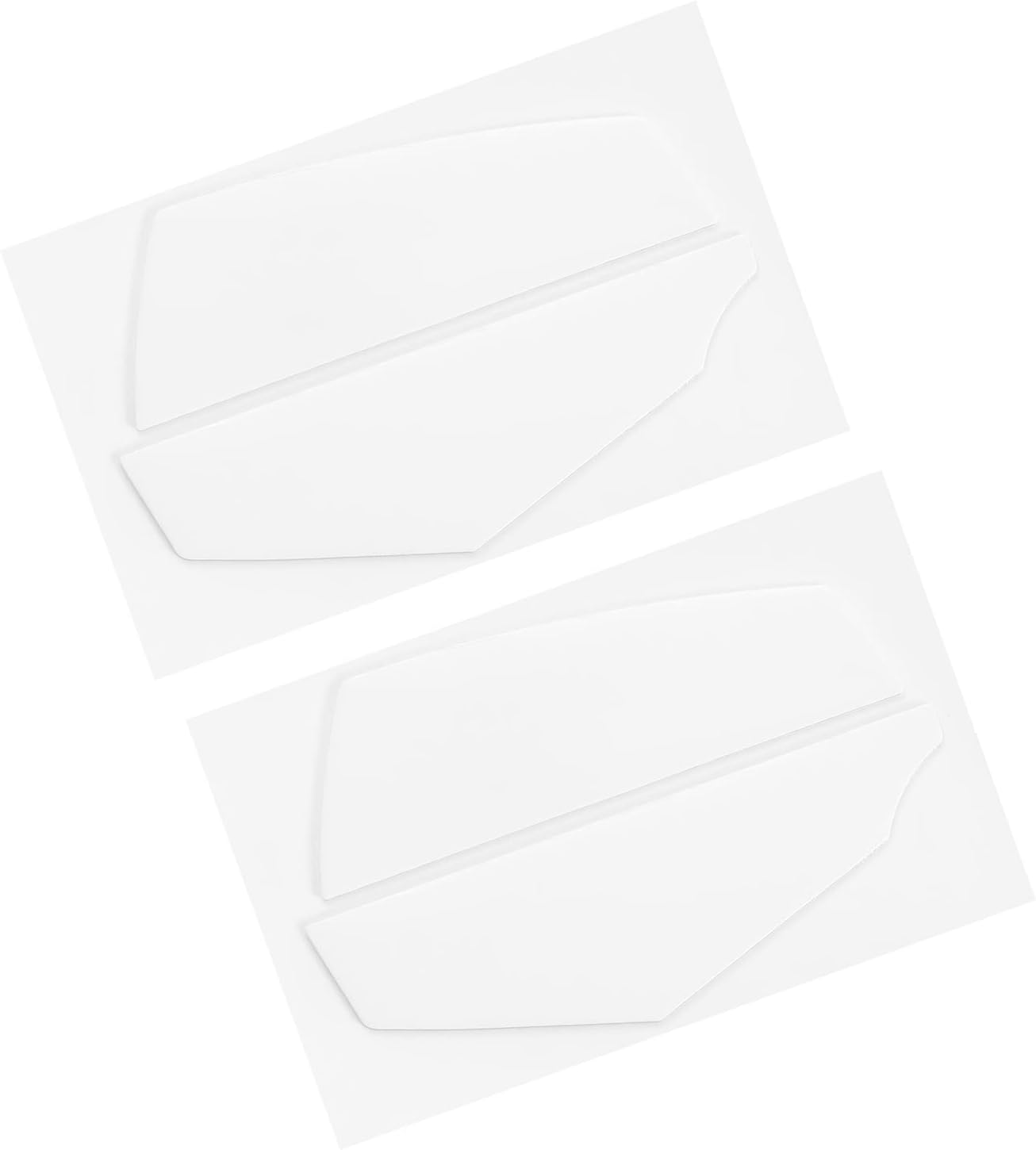 Rounded Curved Edges Mouse Feet Skates Pads 1.0mm for G602 Gaming Replacement White 6Pcs/2 Set -