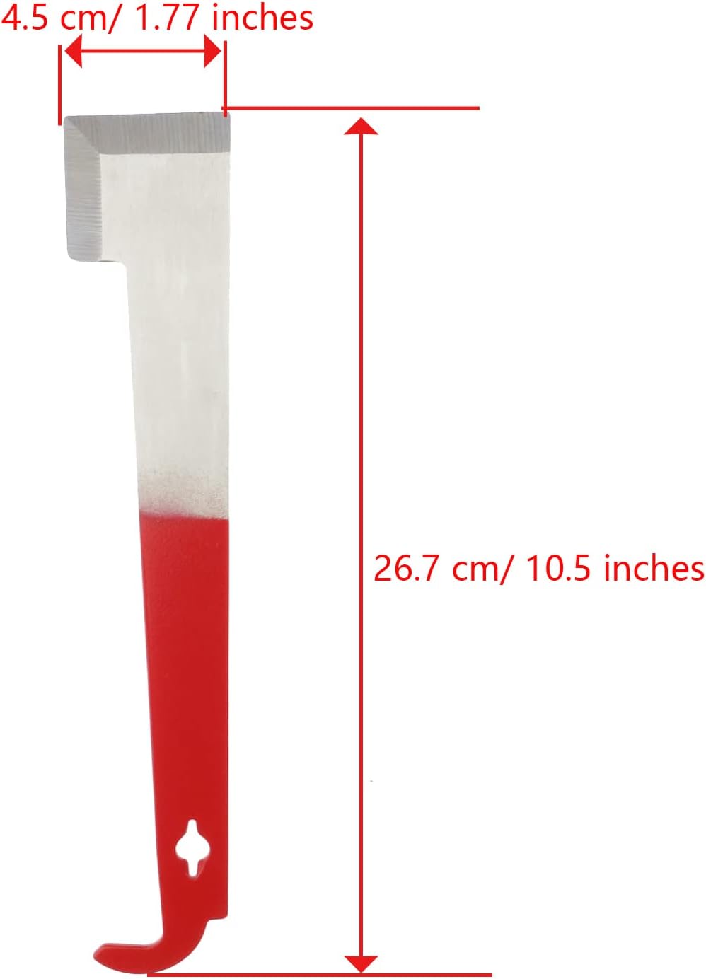 5 Pack Steel Beekeeping Hive Tool J Hook Scraper Bee Frame Lifter and Equipment for Beekeepers