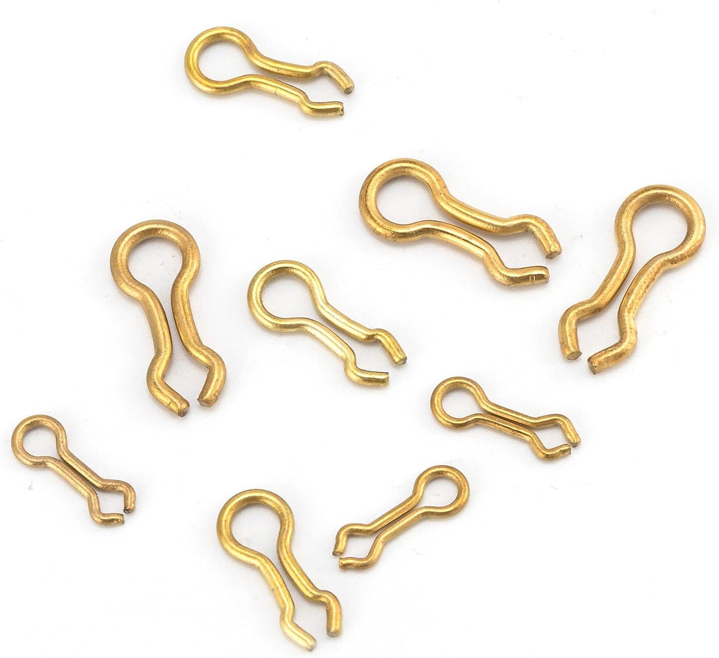 50 Pack Carolina Ticker Keeper Brass Weights Sinkers, Protects Knot & Make Noise, Teaxs Rig Tackle for Freshwater Bass Fishing -