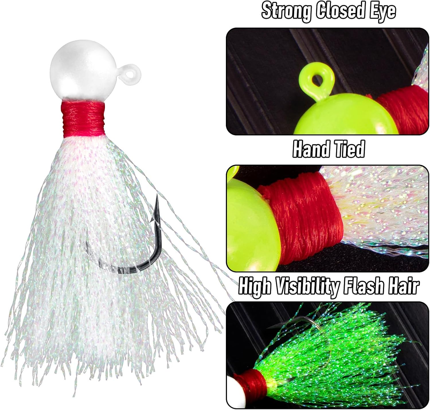 50 Pack Fly Fishing Snap 3 Sizes Stainless Steel Quick Change Lure Clip for Flies, Trout - XS 0.2" -50