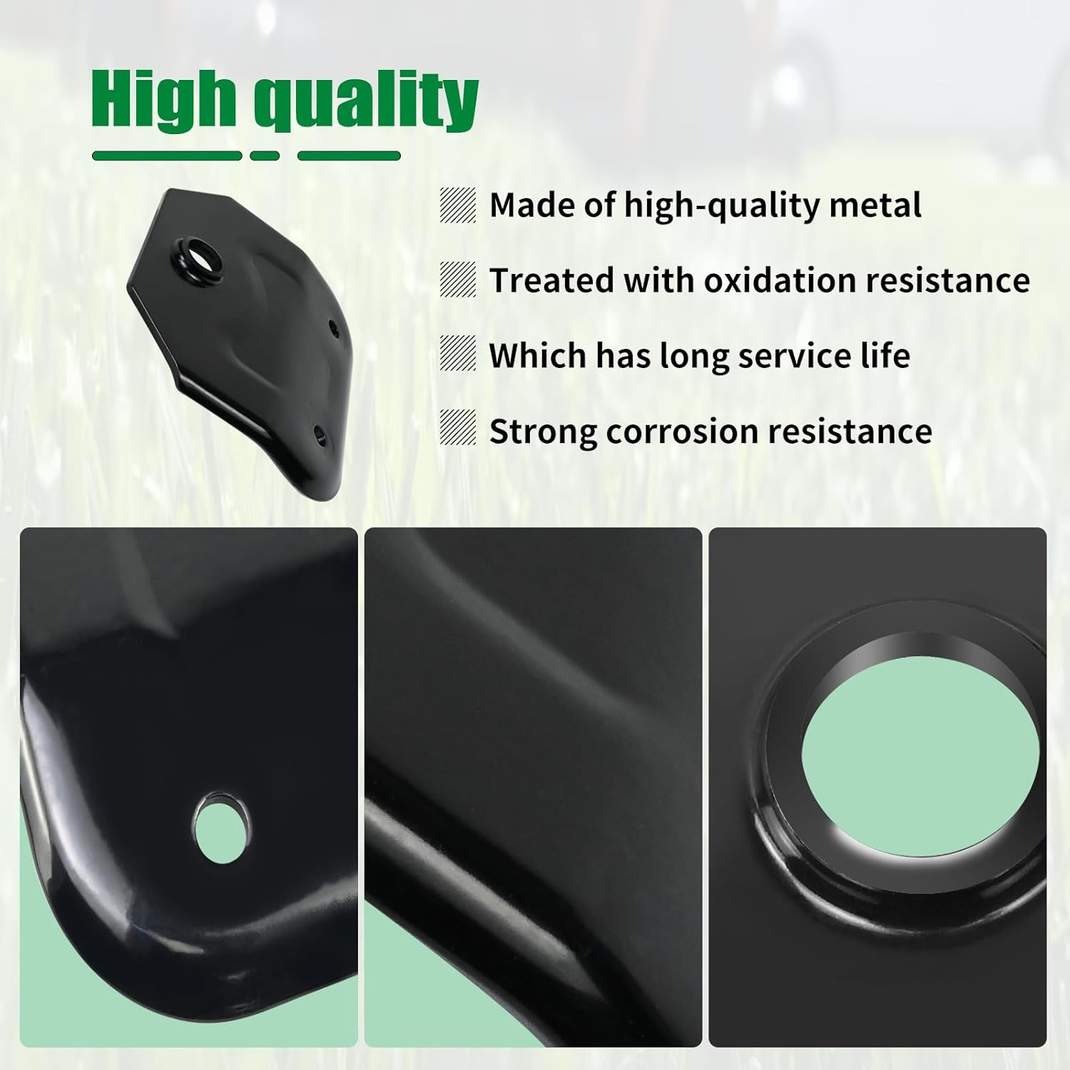 703-12302-0637 Hitch Plate Compatible with Cub Cadet ZT1 ZT2 ZT3 Heavy Duty Zero Turn Mower, Universal Towing Kit Fit for C-ated Ultima 42 46 50 54 & Lawn Mower Trailer Tow -