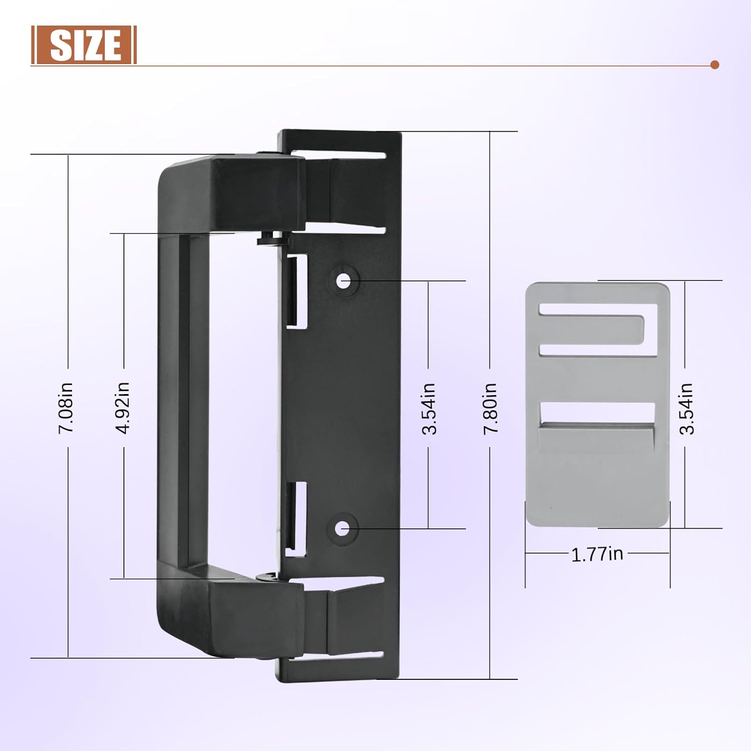 3316882900 RV Refrigerator Door Handle Replacement,Fridge Compatible with Dometic Camper Refrigerator,Fit for DM2872 DM2672 DM2682 DM2882 -