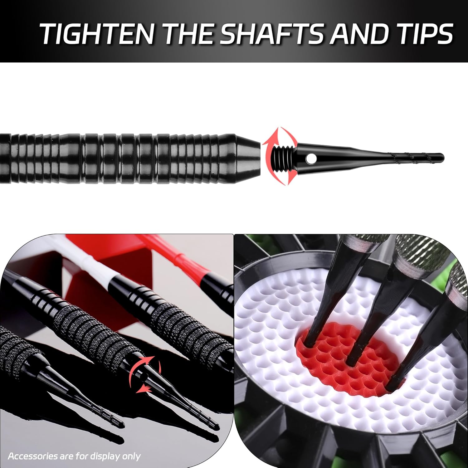 Darts Soft Tip,2BA Thread Tip Dart Point 200 Pack, Plastic Points, Sets, Accessory -