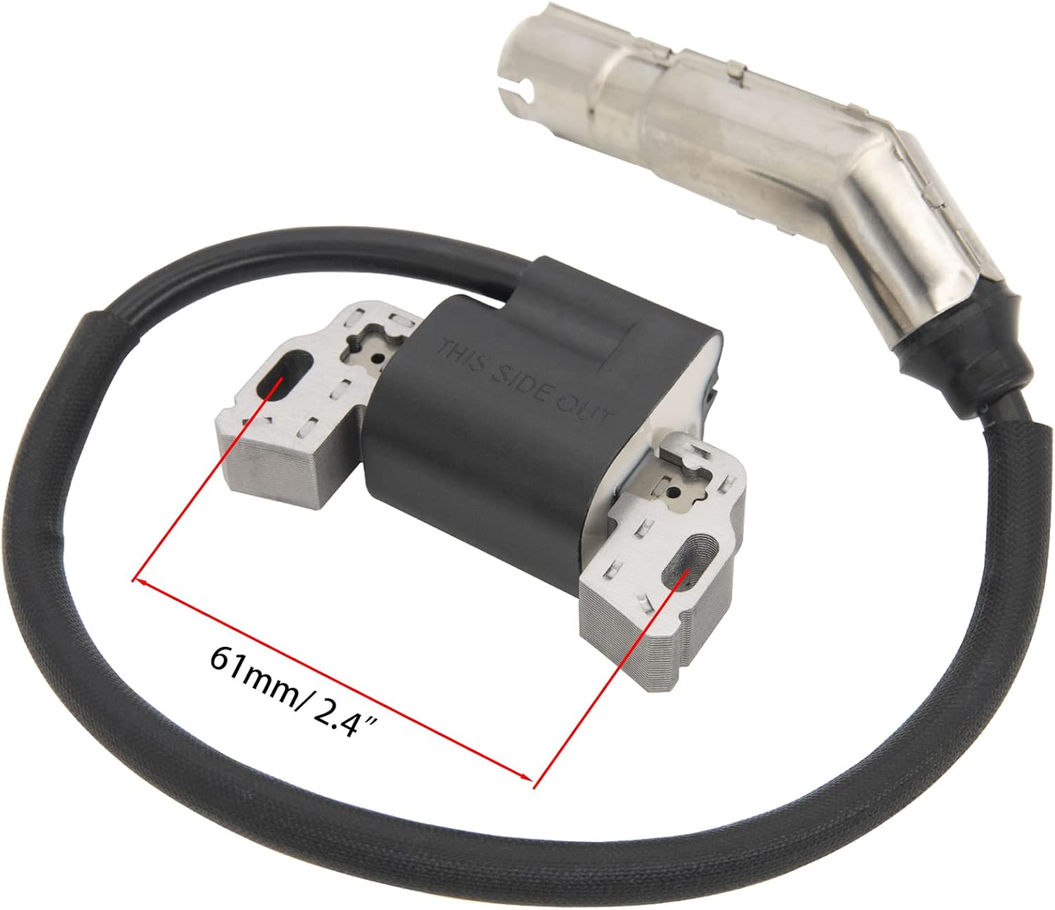 595304 Ignition Coil Magneto Armature, for BS 799650 592841 795315 17HP 17.5HP 19.5HP 20HP Intek OHV Engine Poulan Craftsman MTD Troy-Bilt Lawn Mower Engines Armature -
