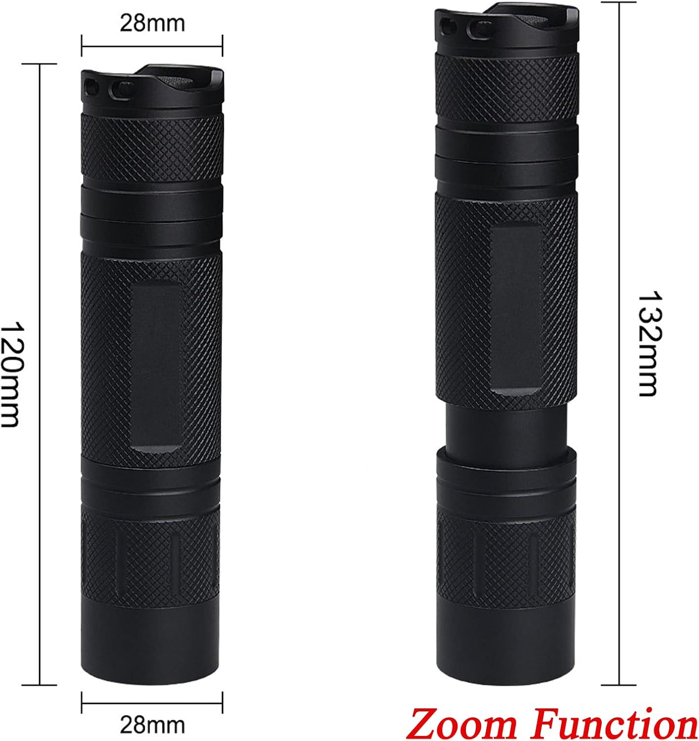IR LED Illuminator Flashlight Zoomable 940nm Infrared Night