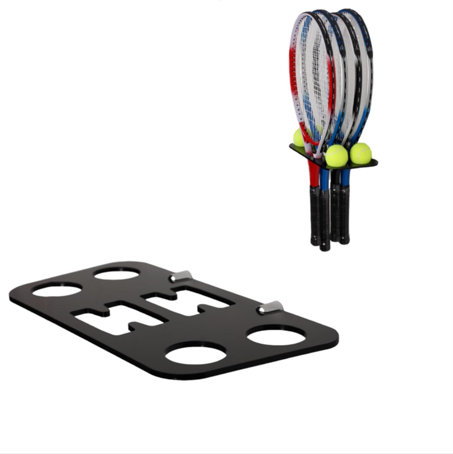 Tennis racket stand,Tennis wall rack, Acrylic Wall Mount Racket stand, Badminton Stand,Suitable for Rackets, Rackets