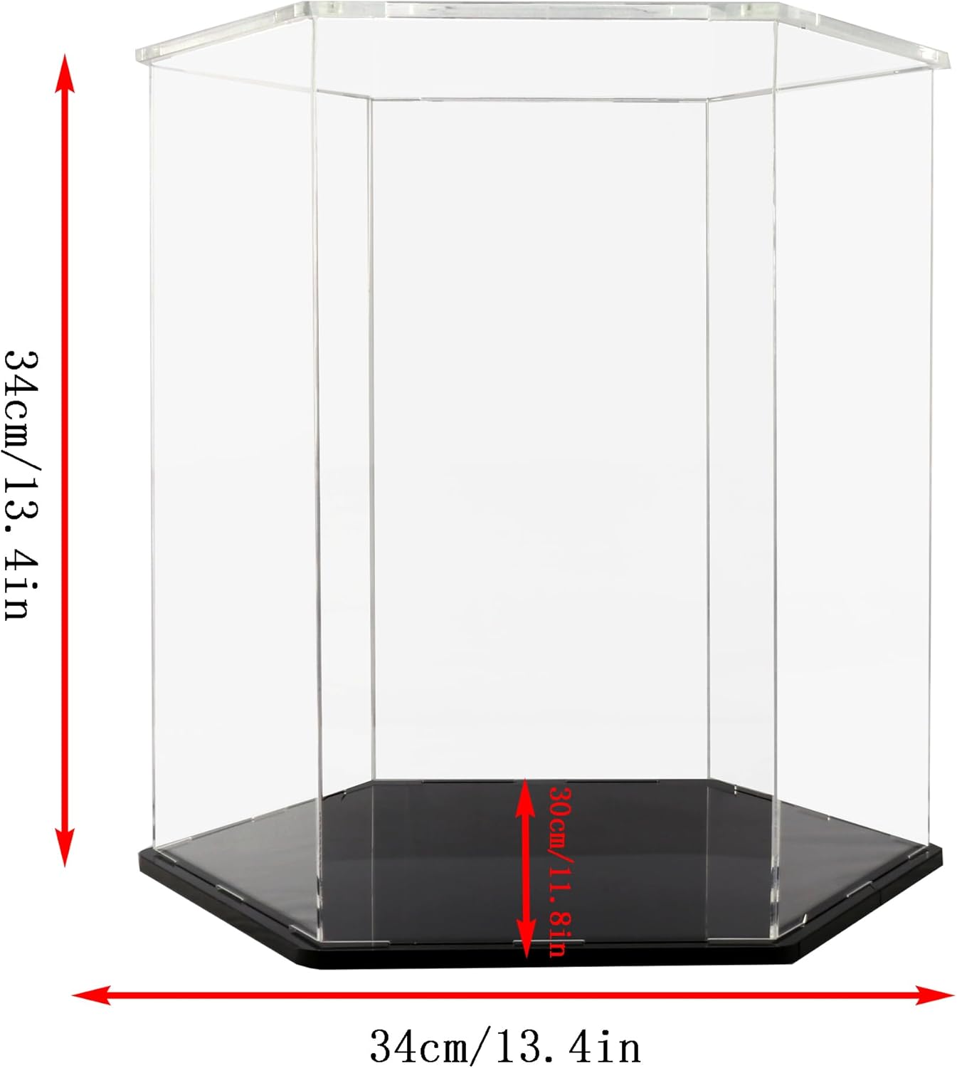 Basketball Display Case,Soccer Ball case, Acrylic Collectible Case, Soccer and Volleyball Collection Sports Souvenir Box 13.4 in X 11.8 13.4 in
