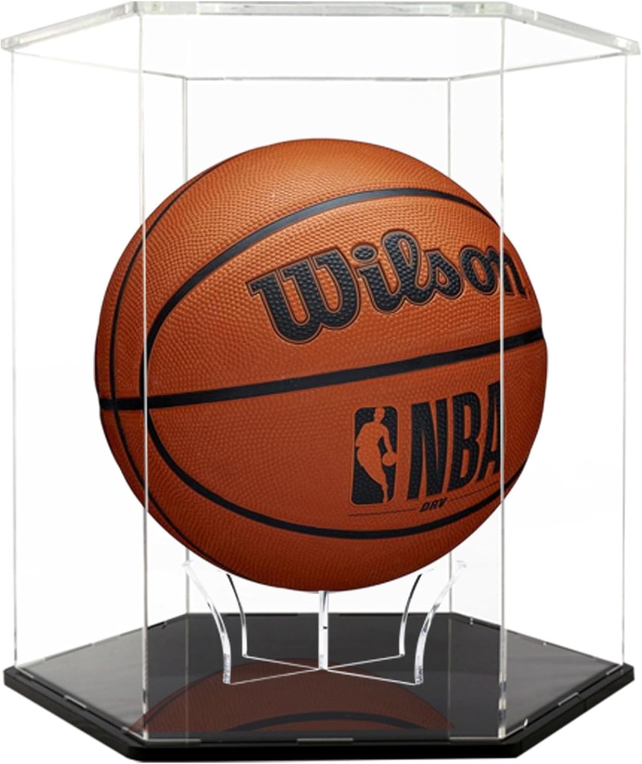 Basketball Display Case,Soccer Ball case, Acrylic Collectible Case, Soccer and Volleyball Collection Sports Souvenir Box 13.4 in X 11.8 13.4 in