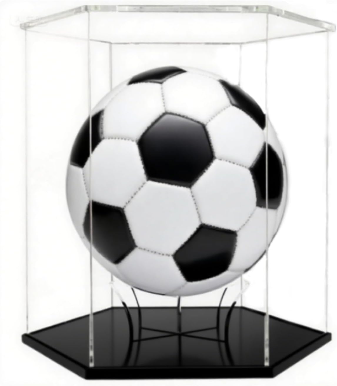 Basketball Display Case,Soccer Ball case, Acrylic Collectible Case, Soccer and Volleyball Collection Sports Souvenir Box 13.4 in X 11.8 13.4 in