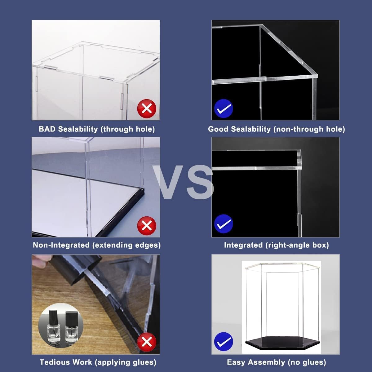 Basketball Display Case,Soccer Ball case, Acrylic Collectible Case, Soccer and Volleyball Collection Sports Souvenir Box 13.4 in X 11.8 13.4 in