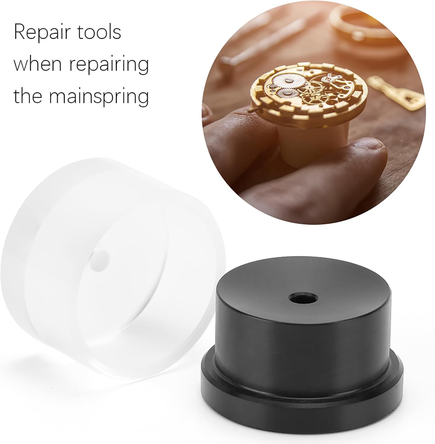 Close Mainspring Tool, Press Closing Movement Watch Tool Professional Clockwork Repair Cover for