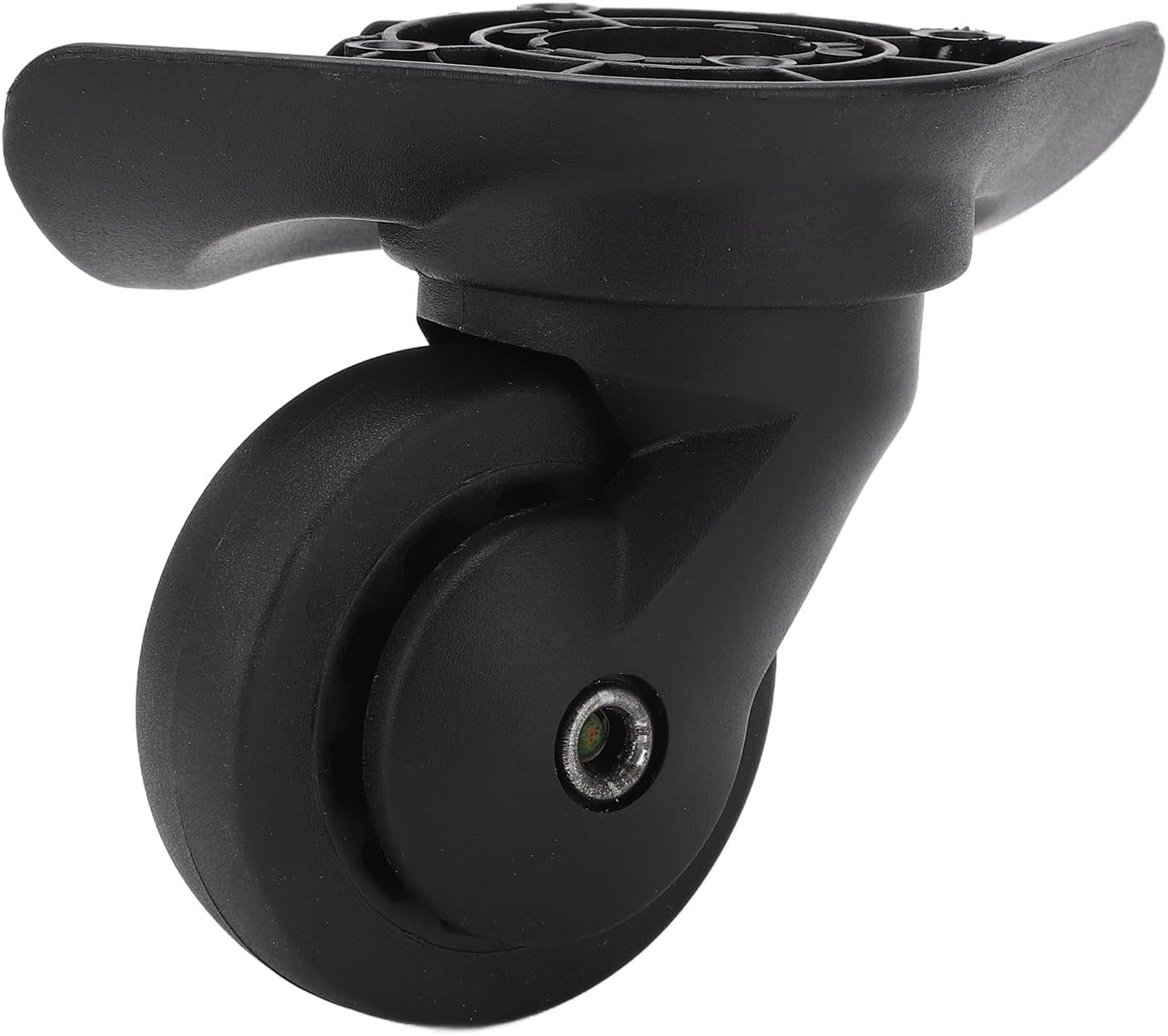 1 Pair Luggage Suitcase Wheels, Universal Replacement Wheels for Mute Swivel Casters Black