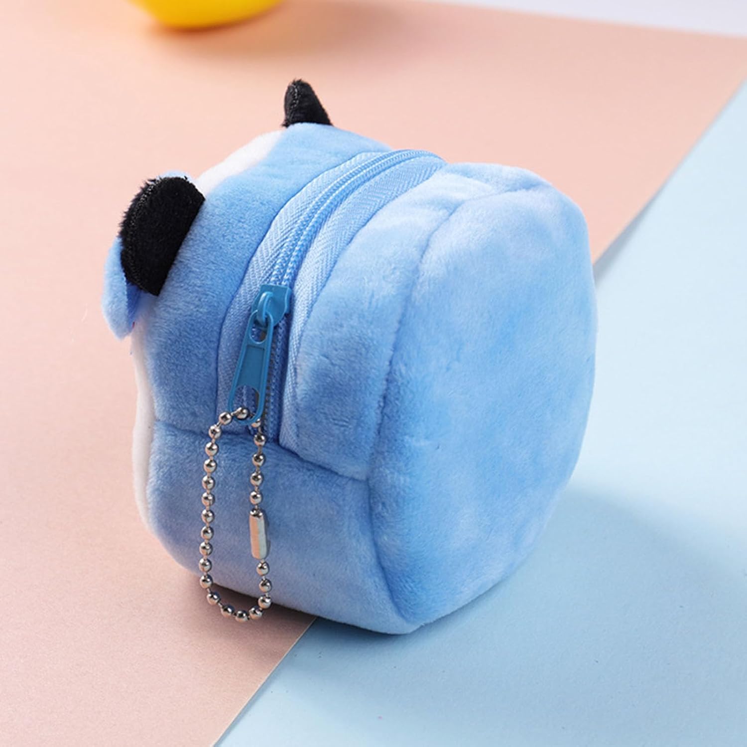 2Pcs Kawaii Animal Wallet, Cartoon Panda Specie Purses Plush Purse Wallet Small Accessories for Girls Handbag