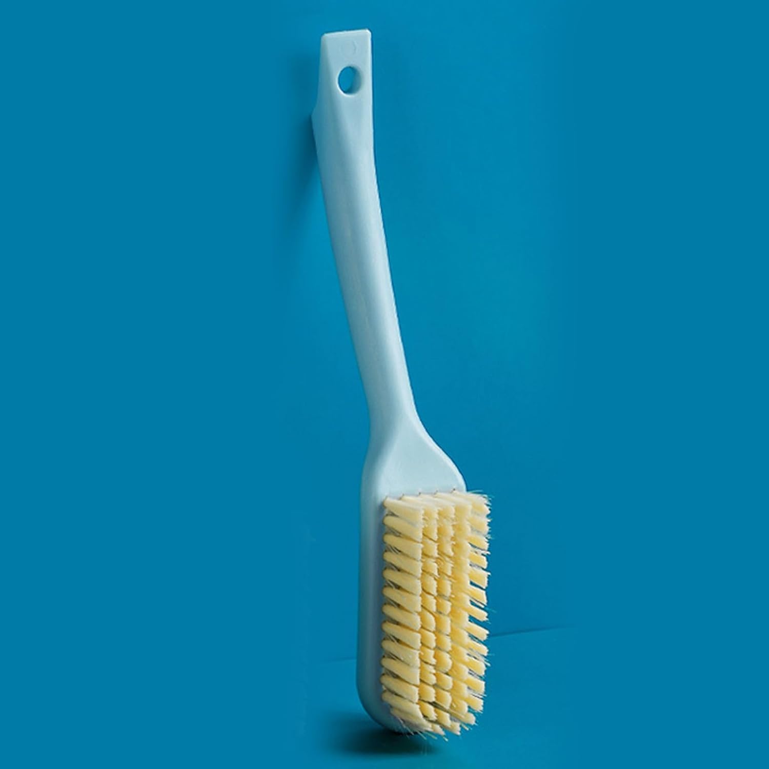 2Pcs Crevice Cleaning Brush, Bathroom Gaps Brush Multifunctional Long Handle Shoe All Purpose Scrubber with Ergonomic Handle Blue
