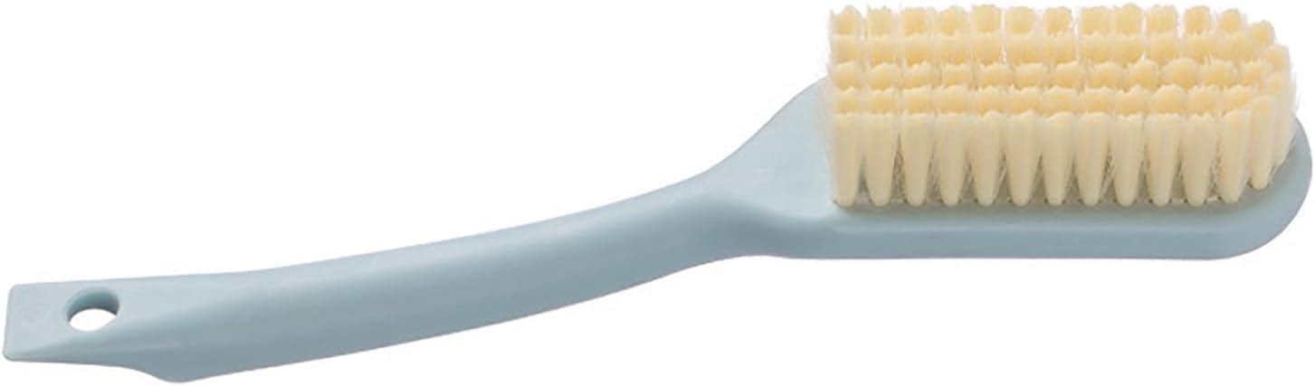 2Pcs Crevice Cleaning Brush, Bathroom Gaps Brush Multifunctional Long Handle Shoe All Purpose Scrubber with Ergonomic Handle Blue