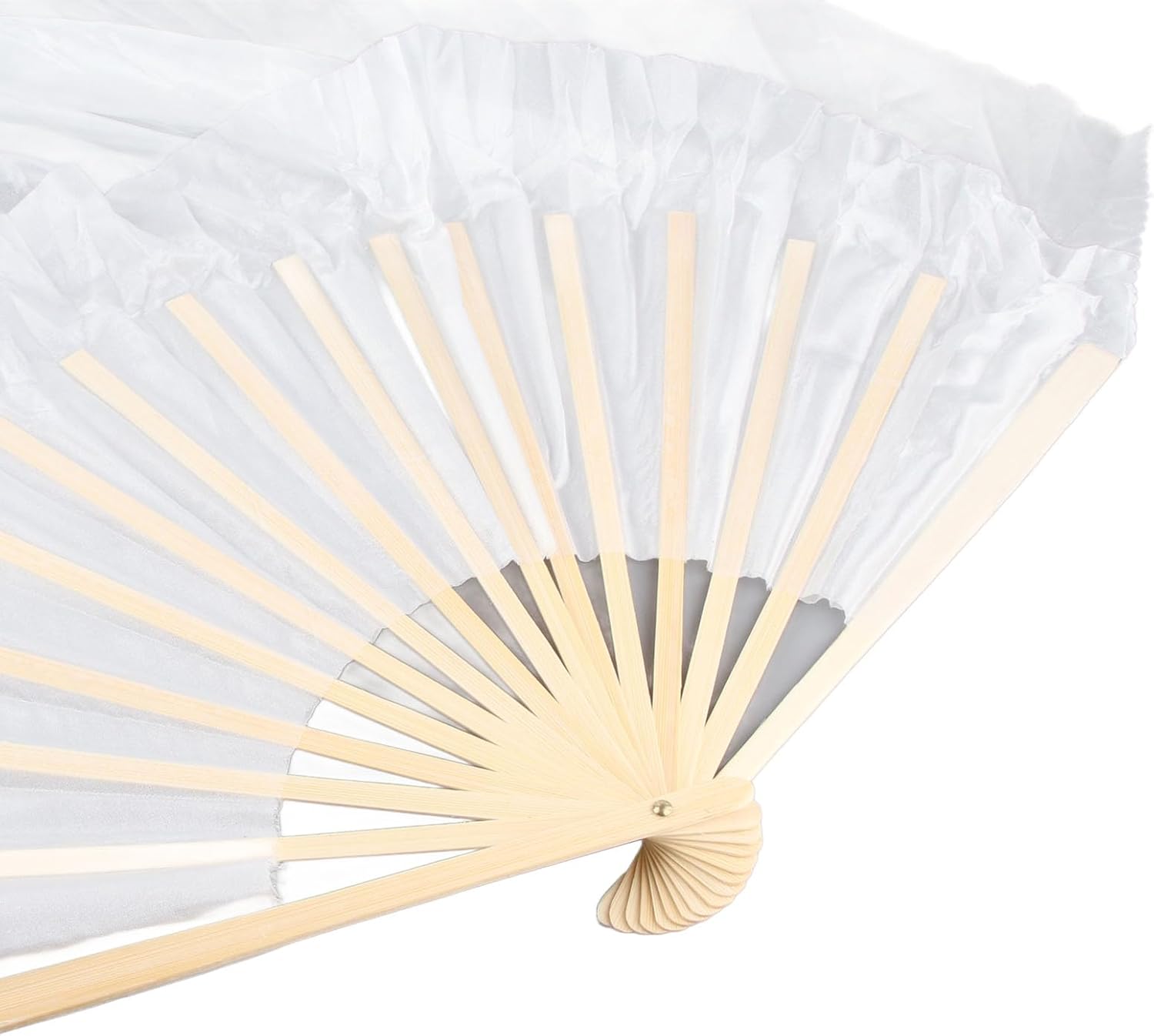 Dance Fan, 1 Pair Long Fan Belly Fans Folding Performance Classical Black