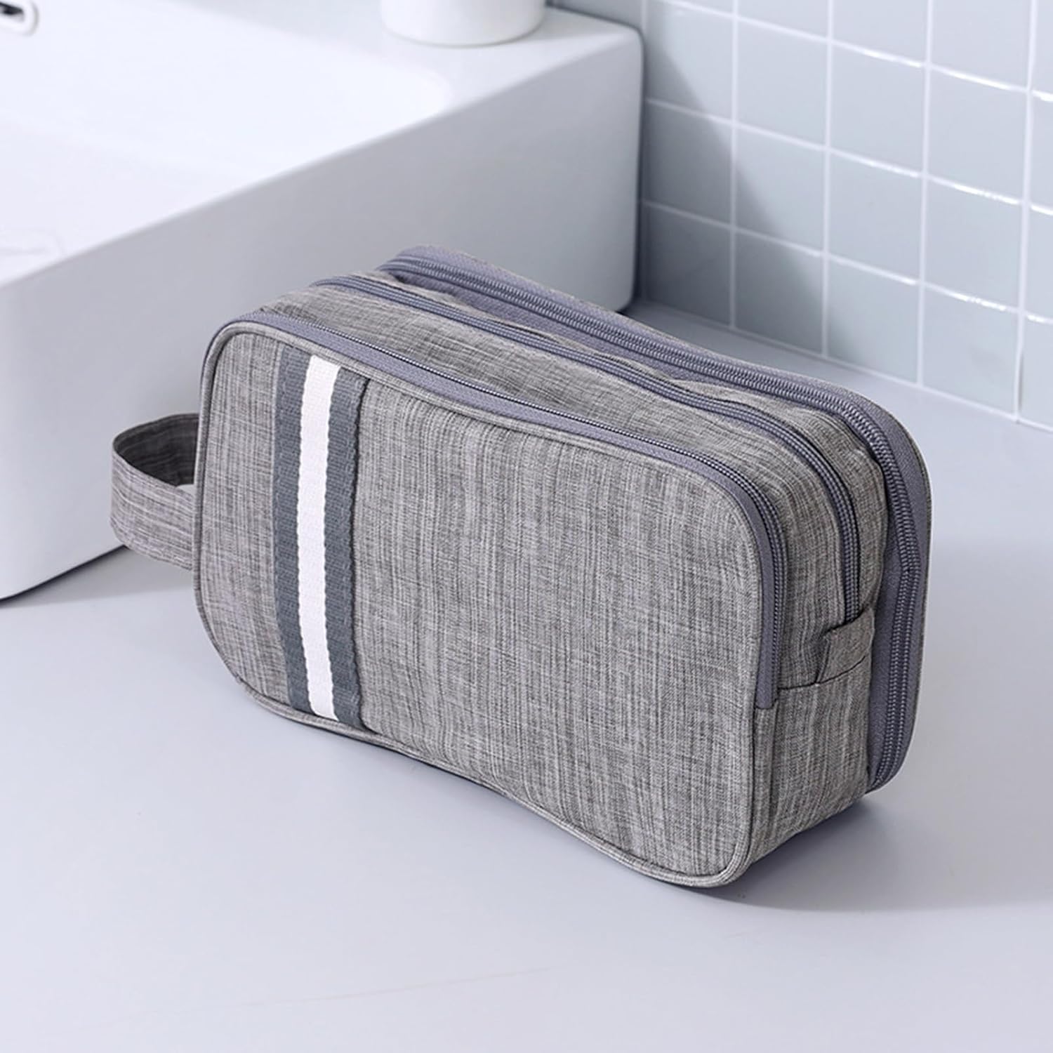 Travel Toiletry Bag, Organizer Mens Bag Dopp Kit Bathroom Shaving Portable Makeup Bags for Accessories 27*10*16cm