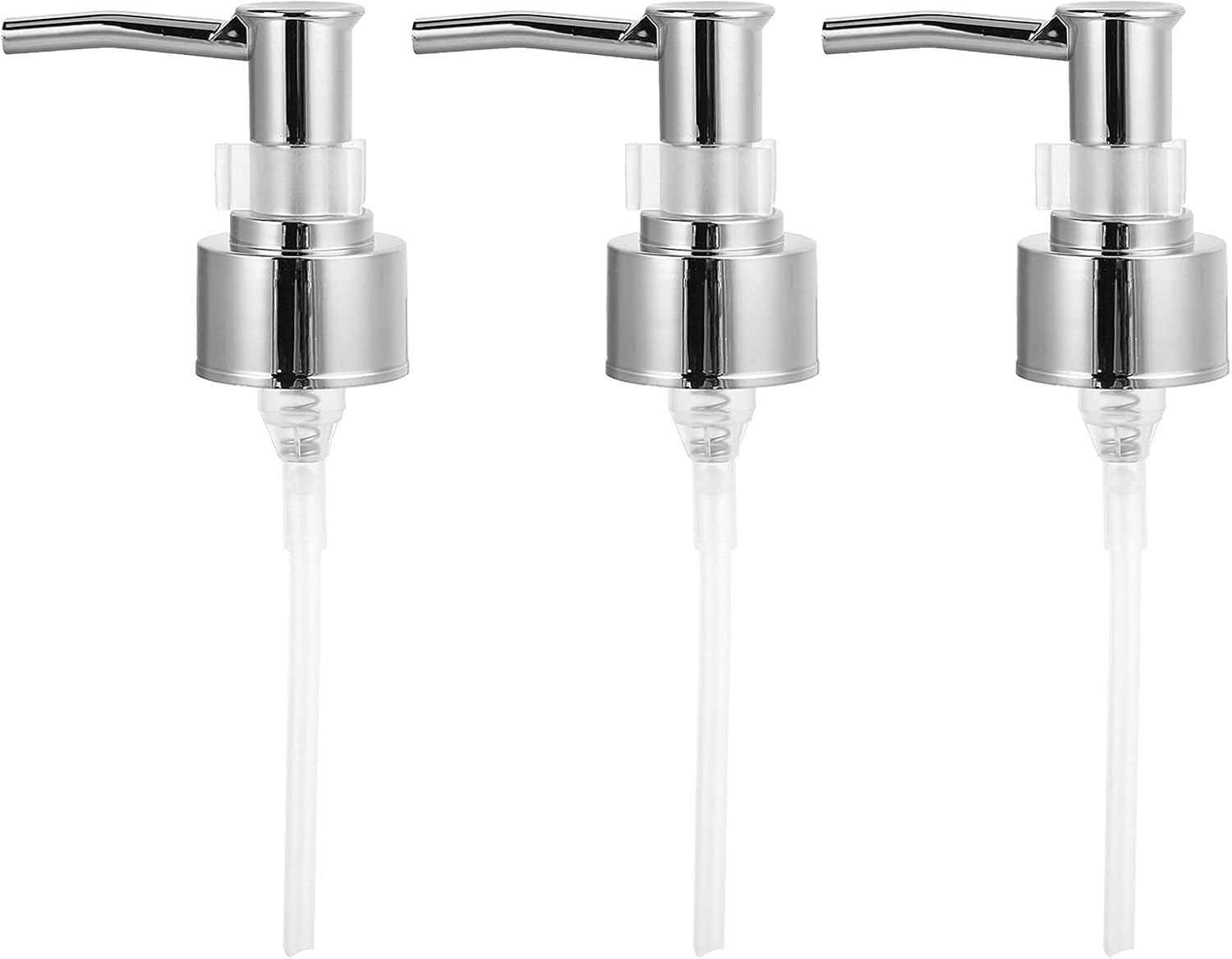 Hand Soap Pump, Pump Replacement Bottle Nozzle for Lotion Massage Oil Bottle Silver