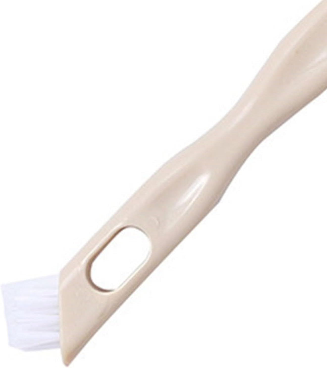 Sneaker Cleaner Brush, Multi Functional Shoe Brush Double Sided Washing Plastic Scrub for Stains beige