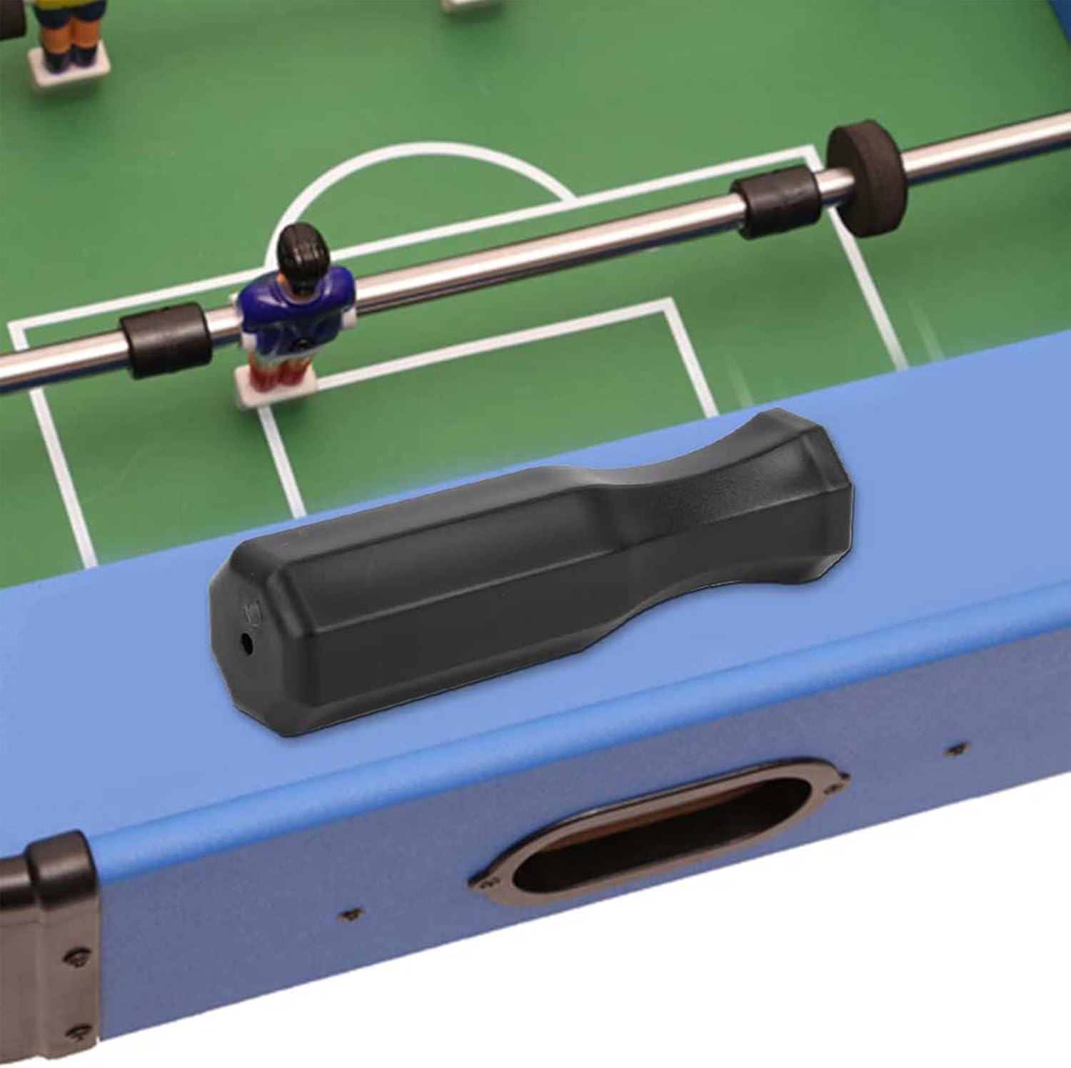 8pcs Foosball Table Handles, 4.7in Plastic Octagonal Handles for Standard Tables Handle Grip Top Game Replacement Part Accessories