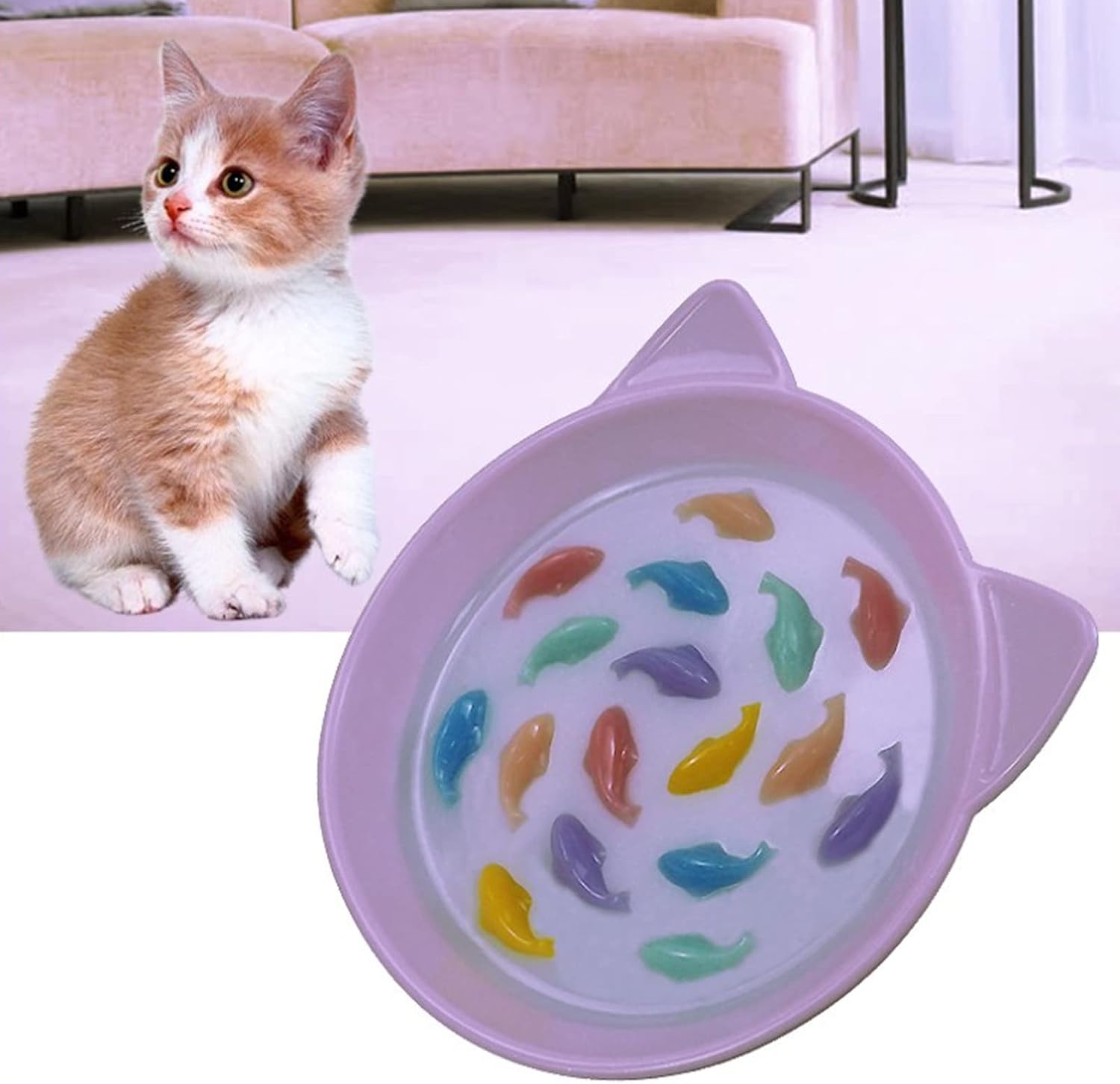 Epoxy Resin Mold, Silicone Dog Bowl Molds Slow Feeder Food Bowls Water Plate Mould for Small Medium Dogs Cats Puppy cat