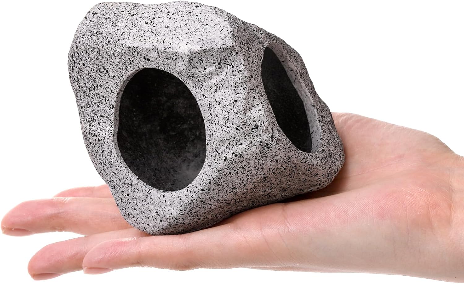 6 Pack Aquarium Decoration Rock Caves, Betta Fish Tank Hideaway, Hideout Stones House Decor for Cichlid Shrimp Territorial Hiding Breeding Spawning, Ornaments