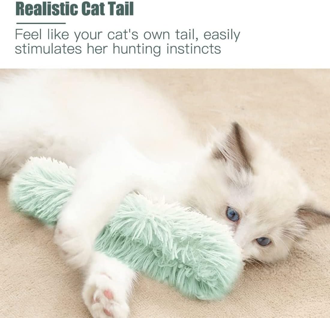 3-pack catnip toys for adult indoor kittens - interactive plush cat toys with built-in catnip and sounds - small