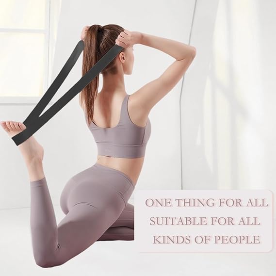 Yoga Mat Strap for Carrying - Cotton Yoga Mat Carry Strap Sling- Adjustable Loops for all Mat Sizes Yoga Mat not included