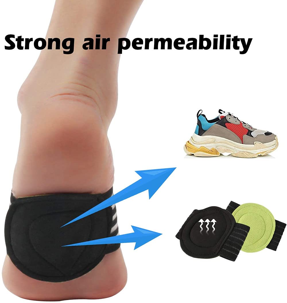 2 pairs of extra thick, padded compression arch supports for added comfort - suitable for plantar fasciitis, fallen arches, heel spurs, flat feet and foot pain issues