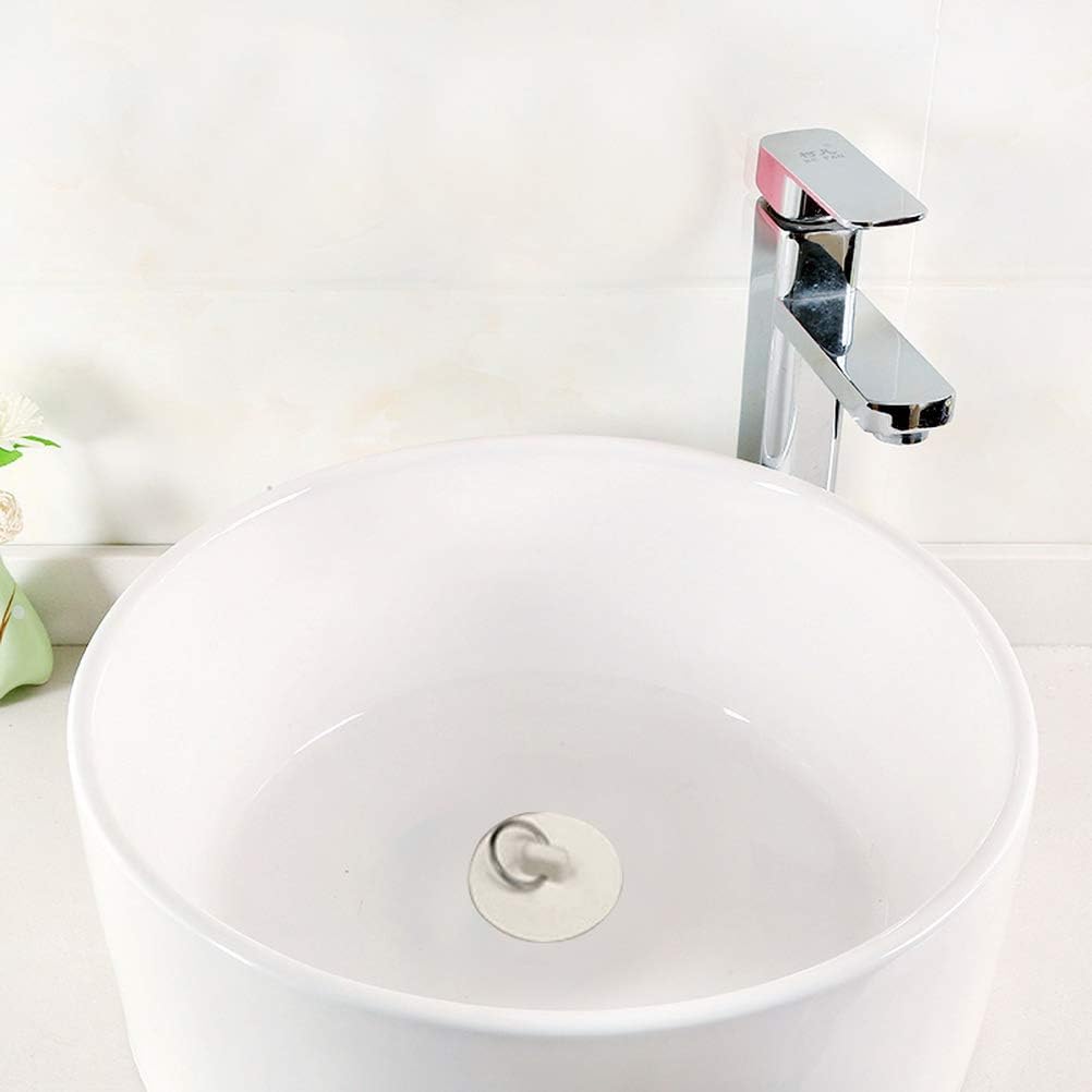 Set of 4 sink plugs - drain plugs - rubber drain stoppers and kitchen sink plugs with hanging ring - Suitable for bathtubs and bathrooms 4 sizes